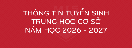 Poster tuyển sinh Trung học cơ sở