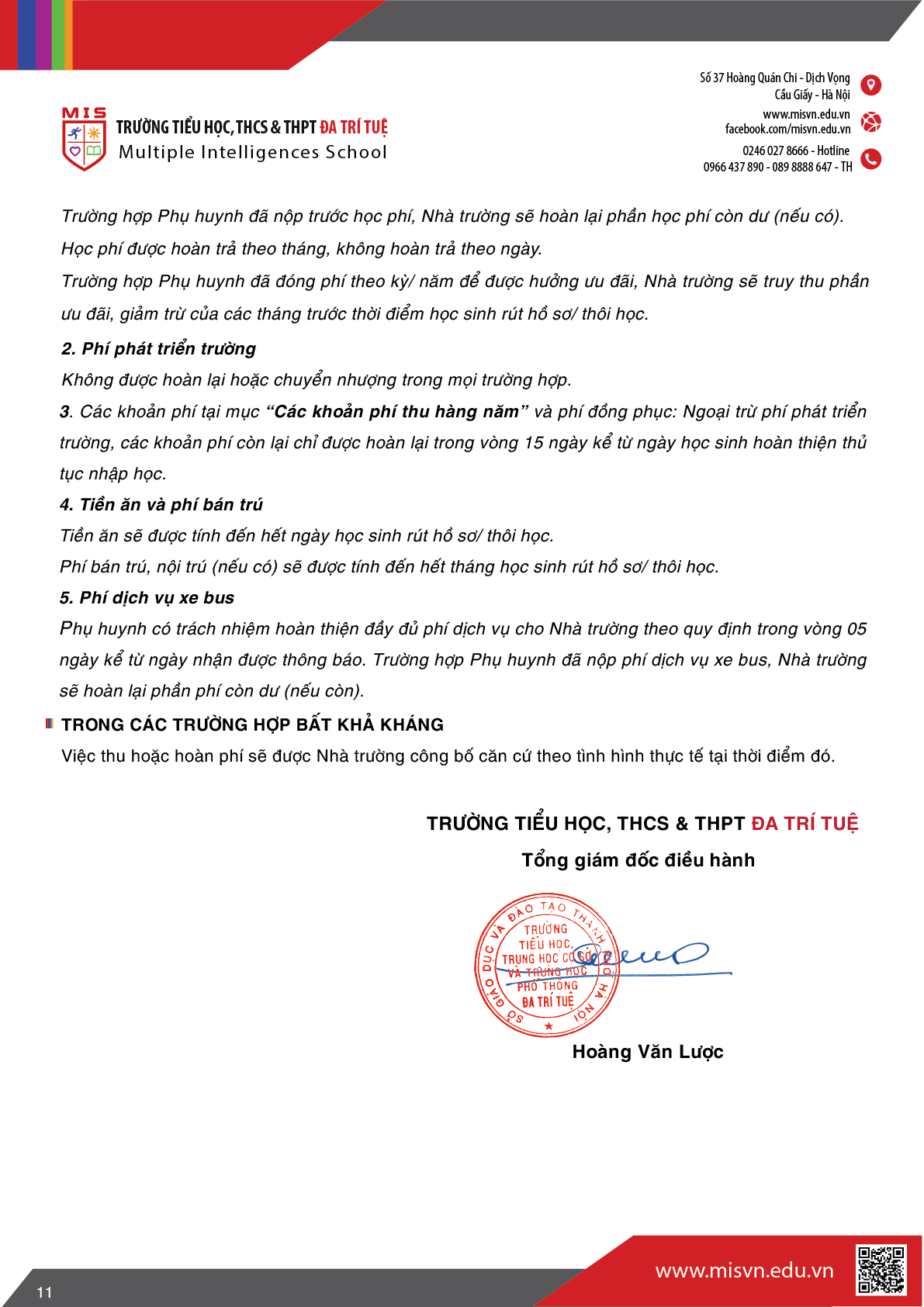 Thông tin tuyển sinh Tiểu học năm học 2026-2027