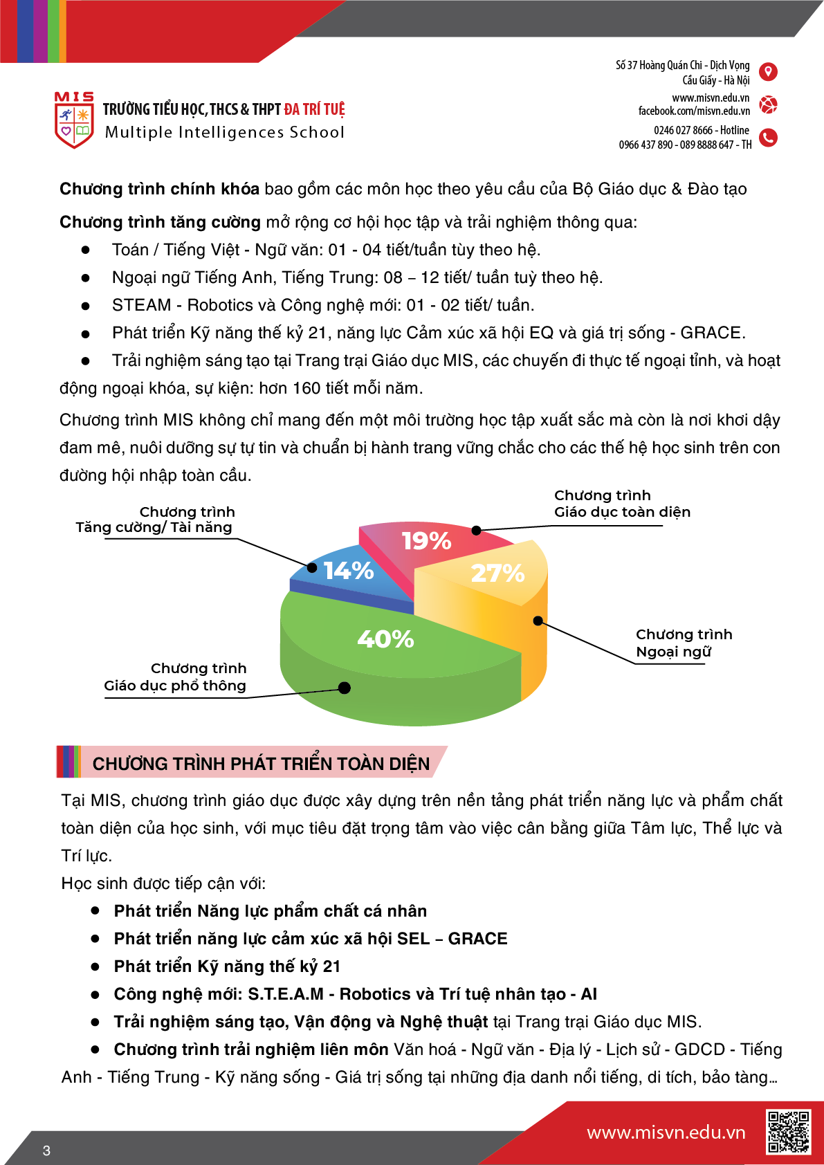 Thông tin tuyển sinh Tiểu học năm học 2026-2027