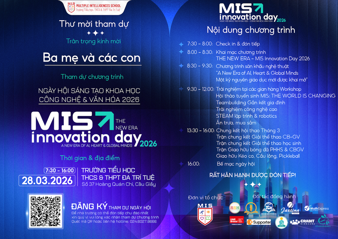 THƯ MỜI THAM DỰ
THE NEW ERA – MIS INNOVATION DAY 2026
A New Era of AI, Heart and Global Minds
