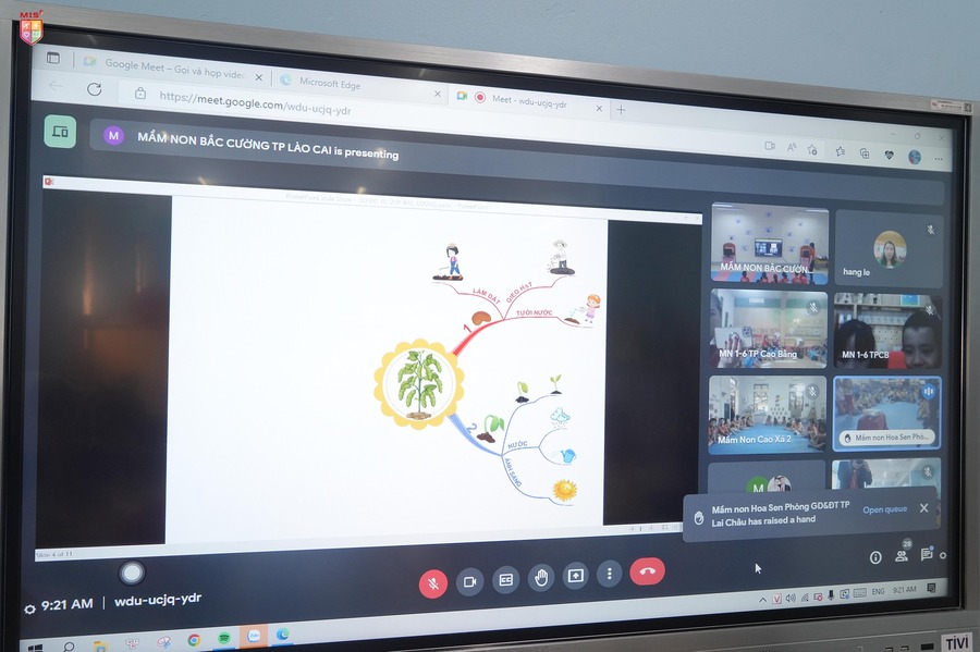 GIAO LƯU TRỰC TUYẾN MẦM NON – NỐI KẾT & CHIA SẺ KIẾN THỨC KHOA HỌC