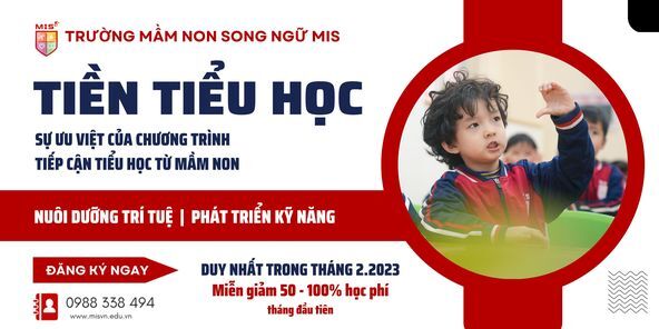 TUYỂN SINH TIỀN TIỂU HỌC MIS 5+
