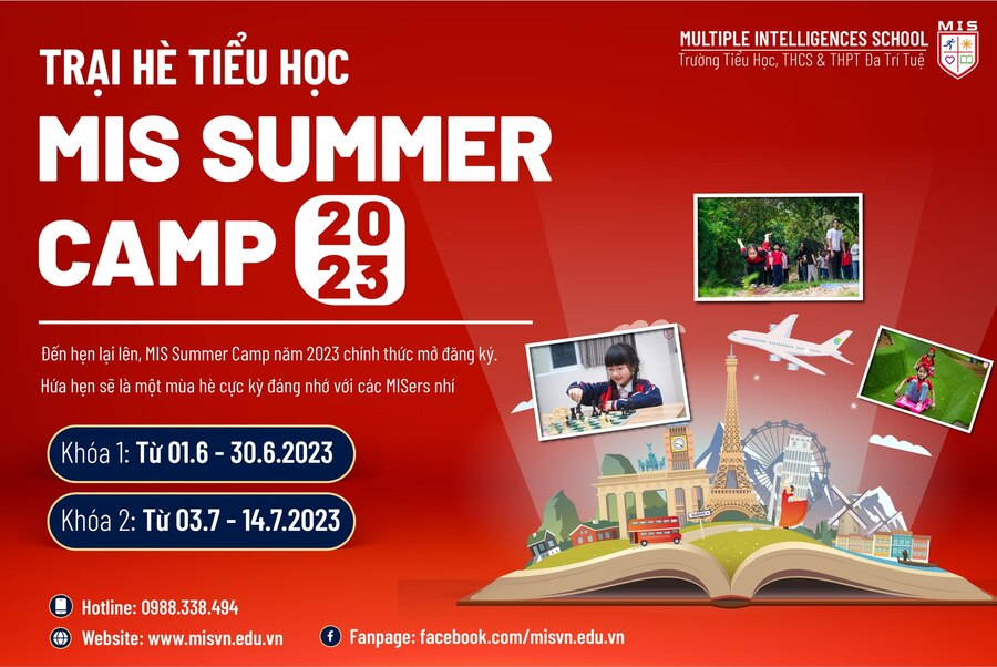 MỞ ĐĂNG KÝ TRẠI HÈ TIỂU HỌC – MIS SUMMER CAMP 2023