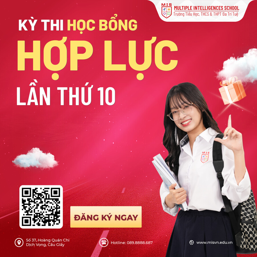 KỲ THI HỌC BỔNG HỢP LỰC LẦN THỨ 10 NĂM HỌC 2024 – 2025