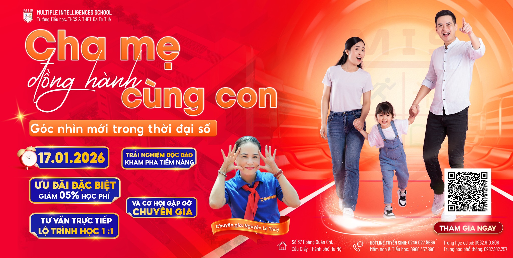 CHA MẸ ĐỒNG HÀNH CÙNG CON – HÀNH TRANG VỮNG VÀNG TRƯỚC NGƯỠNG CỬA LỚP 1