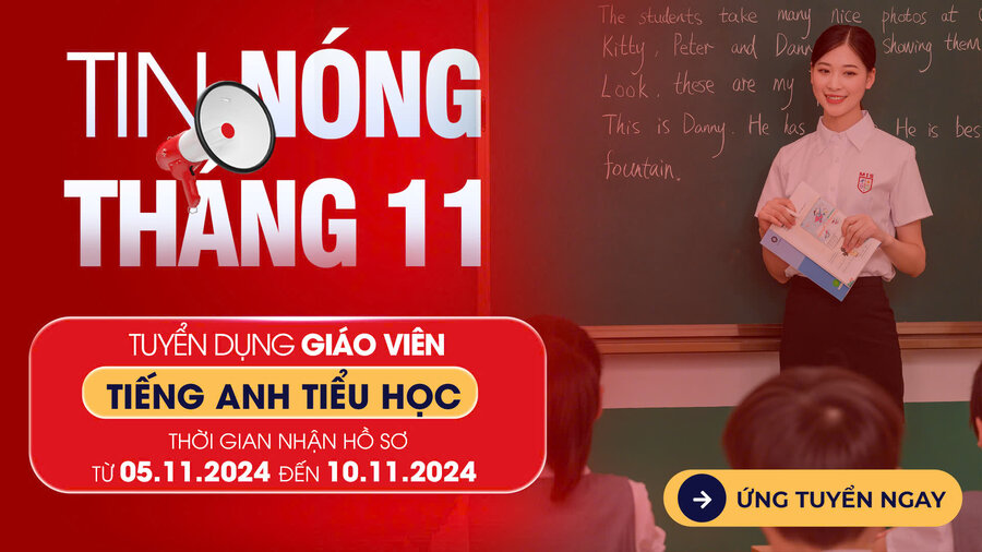 TUYỂN DỤNG GIÁO VIÊN TIẾNG ANH