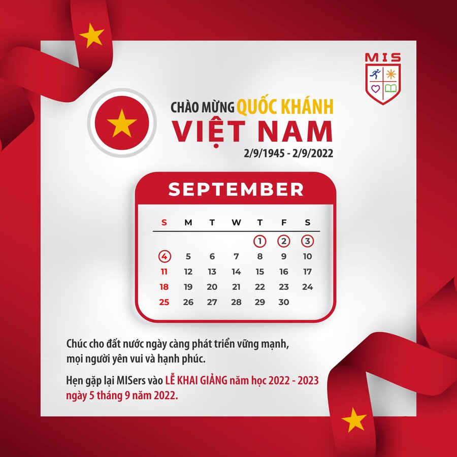 LỊCH NGHỈ QUỐC KHÁNH VIỆT NAM