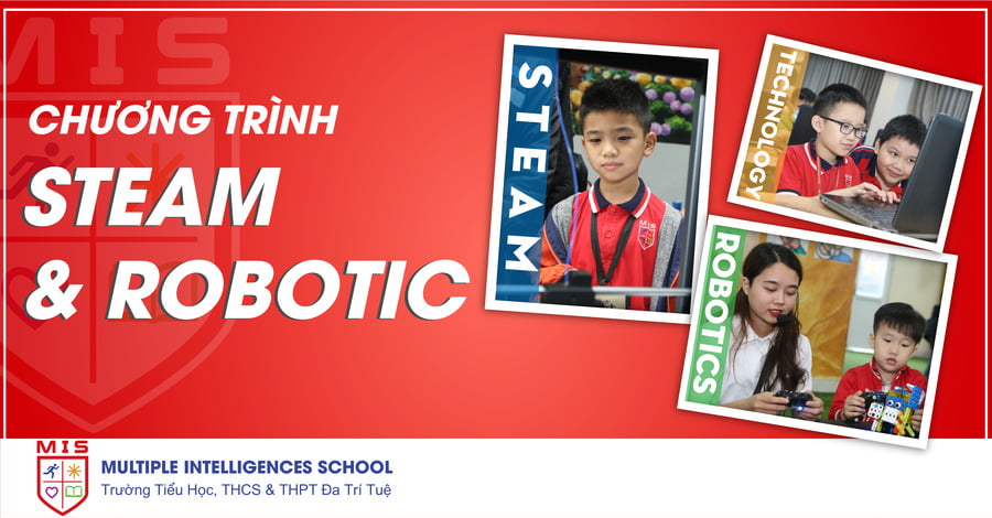 CHƯƠNG TRÌNH STEAM VÀ ROBOTIC