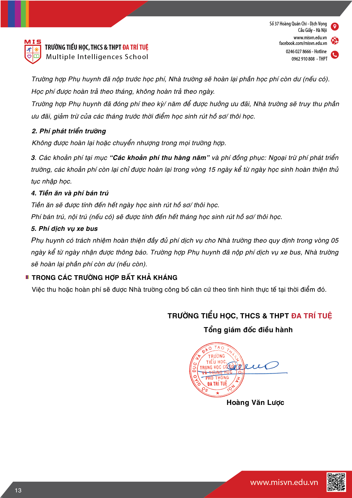 Thông tin tuyển sinh Trung học phổ thông năm học 2026-2027