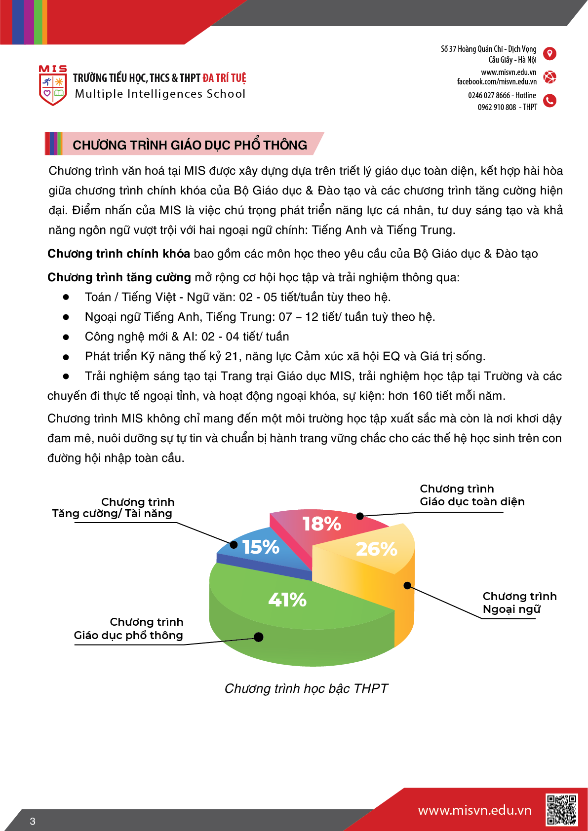 Thông tin tuyển sinh Trung học phổ thông năm học 2026-2027